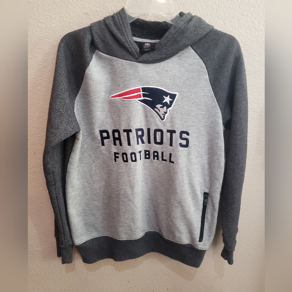 Patriots Football Hoodie youth Large 14/16